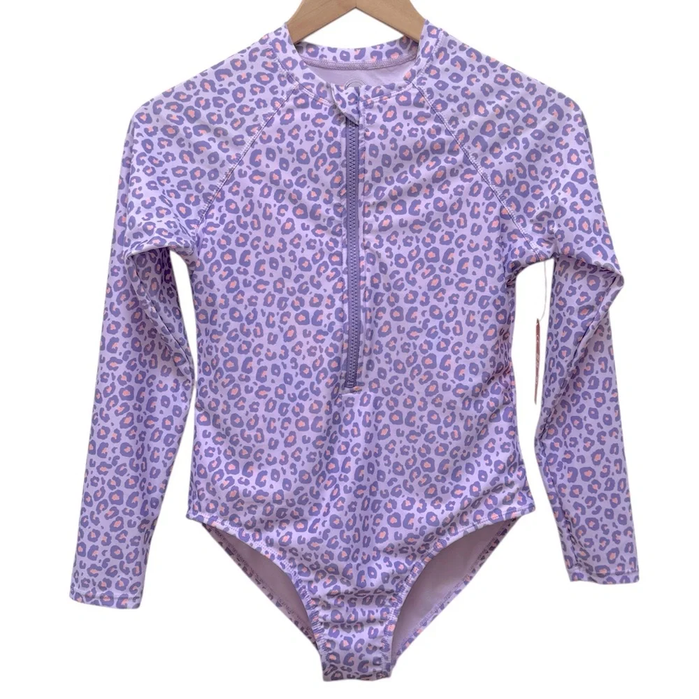 Wonder Nation Rashguard Cheetah Print NWT